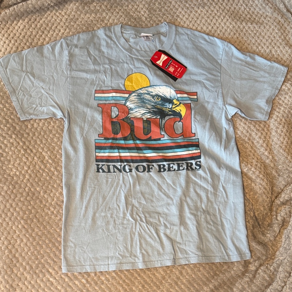Junk Food Clothing Light Blue Bud Tee
